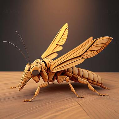 3D модель Loricera pilicornis (STL)